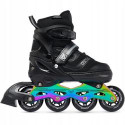 Raven Drill Black/Neo Chrome detské kolieskové korčule