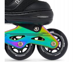 Raven Drill Black/Neo Chrome dětské kolečkové brusle
