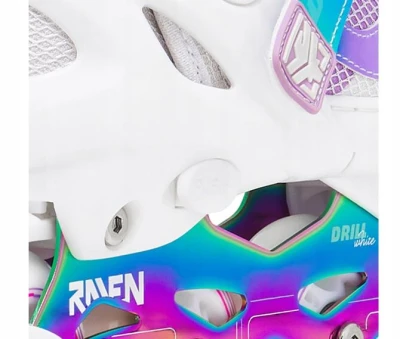 Raven Drill White/Neo Chrome 4v1 dětské kolečkové brusle