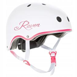 Raven Essto white/pink helma Raven Essto white/pink helma
