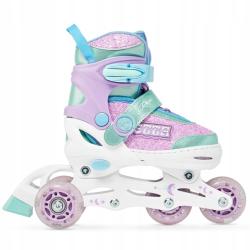 Raven Etta Violet 4v1 dětské brusle