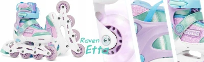 Raven Etta Violet 2v1 dětské brusle