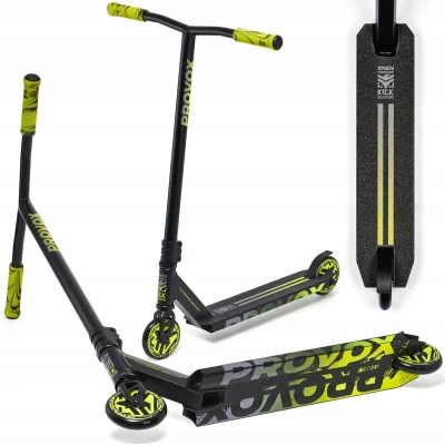 Raven Evolution Provox Black/Lime HIC 110mm freestyle koloběžka Raven Evolution Provox Black/Lime HIC 110mm freestyle koloběžka