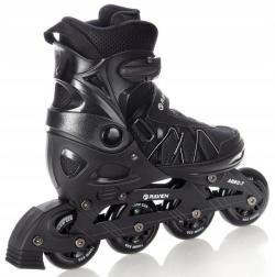 Raven Expert 80mm black dětské kolečkové brusle POUZE EU 40-43 (VÝPRODEJ)