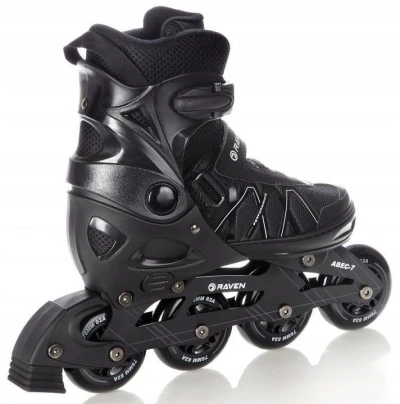 Raven Expert 80mm black dětské kolečkové brusle POUZE EU 40-43 (VÝPRODEJ)