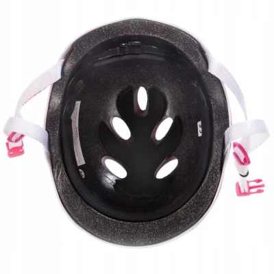 Raven F511 white/pink helma POUZE S (54-56 cm) (VÝPRODEJ)