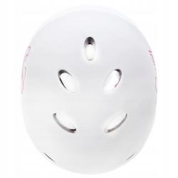 Raven F511 white/pink helma POUZE S (54-56 cm) (VÝPRODEJ)