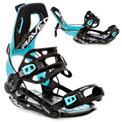 Raven Fastec FT360 black/mint dámské snowboardové vázání + sleva 200,- na příslušenství
