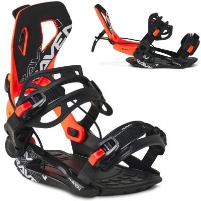 Raven Fastec FTM450 Multientry Orange snowboardové vázání + sleva 300,- na příslušenství