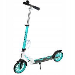 Raven Galaxia white/mint 200mm skládací koloběžka - svítící kola