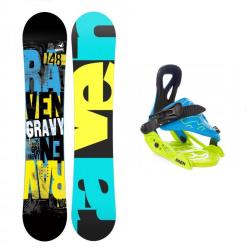 Raven Gravy junior mini detský snowboard + Raven s160 detské snb viazanie