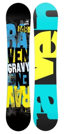 Raven Gravy junior mini snowboard + Beany Kido vázání