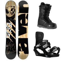 Raven Grizzly snowboard + Gravity Indy black viazanie + Gravity Void black/grey topánky