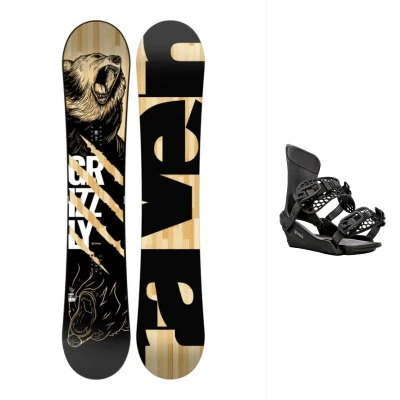 Raven Grizzly snowboard + Raven PRO King black snowboardové vázání
