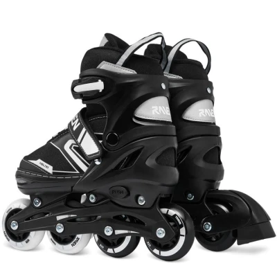 Raven Helixi Black/Grey 3v1 dětské kolečkové brusle - LED kolečka