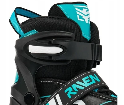 Raven Helixi Black/Mint 3v1 dětské kolečkové brusle - Led kolečka POUZE EU 30-33 (VÝPRODEJ)