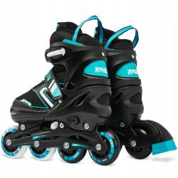 Raven Helixi Black/Mint 3v1 dětské kolečkové brusle - Led kolečka