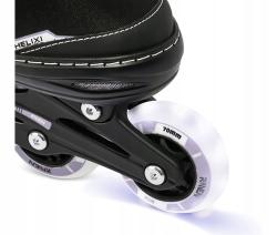 Raven Helixi Black/Violet 3v1 dětské kolečkové brusle - Led kolečka