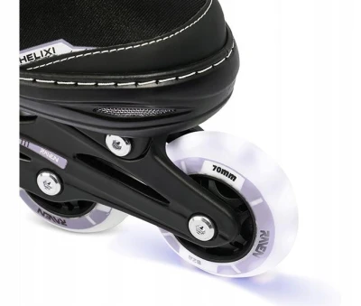 Raven Helixi Black/Violet 3v1 dětské kolečkové brusle - Led kolečka