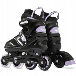 Raven Helixi Black/Violet 3v1 dětské kolečkové brusle - Led kolečka
