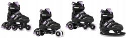 Raven Helixi Black/Violet 4v1 dětské kolečkové brusle - Led kolečka