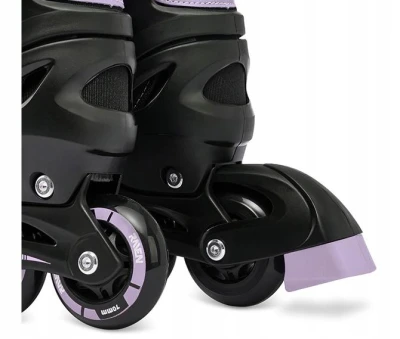 Raven Helixi Black/Violet 4v1 dětské kolečkové brusle - Led kolečka