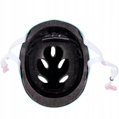 Raven F511 mint/pink dětská helma na brusle, skate a koloběžku