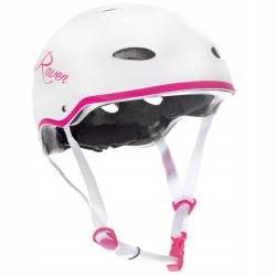 Raven F511 white/pink helma Raven F511 white/pink helma