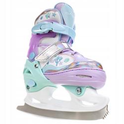 Raven Isla 2v1 detské korčule - svietiace kolieska LED POUZE EU 27-30, pánske (hokejové) (VÝPREDAJ)