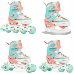 Raven Isla Orange/Mint 4v1 detské korčule - LED kolieska