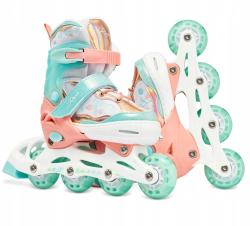 Raven Isla Orange/Mint 4v1 dětské brusle - LED kola