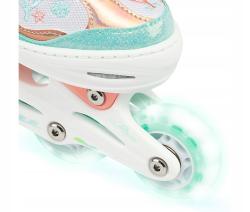 Raven Isla Orange/Mint 4v1 dětské brusle - LED kola