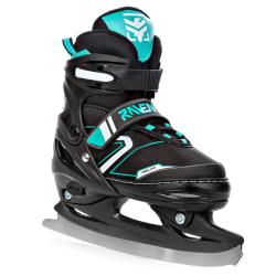Raven Helixi LED black/mint dětské kolečkové brusle 4v1 - svítící kolo