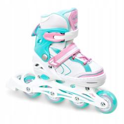 Raven Lia MINT dětské kolečkové brusle 2v1 POUZE EU 30-33, dámský (se zoubky) (VÝPRODEJ)