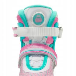 Raven Lia PLUS (svítící kola LED, utahování kolečkem) dětské brusle 2v1