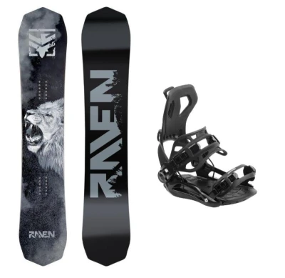 Raven Lion pánský snowboard + Hatchey Fastec snowboardové vázání Raven Lion pánský snowboard + Hatchey Fastec snowboardové vázání