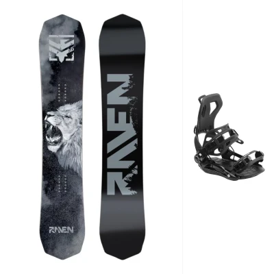 Raven Lion pánský snowboard + Hatchey Fastec snowboardové vázání