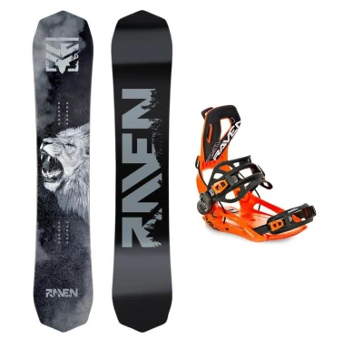 Raven Lion pánský snowboard + Raven RAGE Fastec FT360 vázání Raven Lion pánský snowboard + Raven RAGE Fastec FT360 vázání