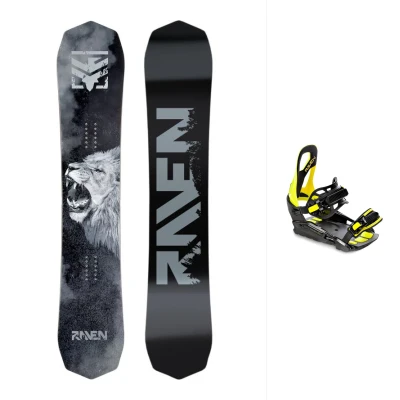 Raven Lion pánský snowboard + Raven S230 lime vázání