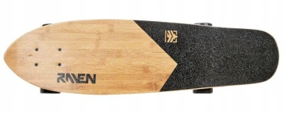 Raven Trevix natural bamboo 72cm surfskate longboard