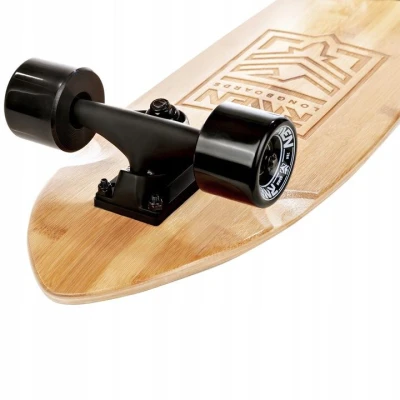Raven Trevix natural bamboo 72cm surfskate longboard