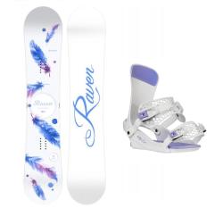 Raven Mia White dámský snowboard + Gravity Fenix white/lavender vázání