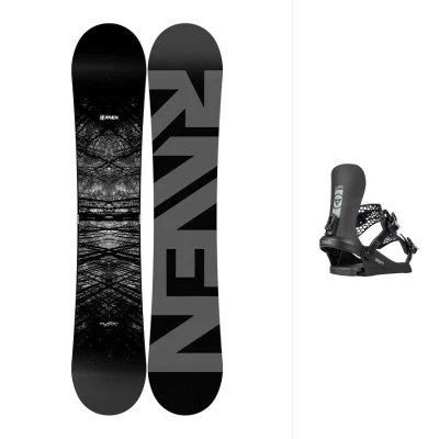 Raven Mystic snowboard + Gravity Drift black 26/27 snowboardové vázání