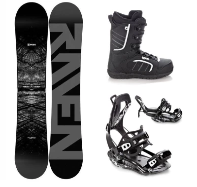Raven Mystic snowboard + Raven Fastec FT360 black vázání + Raven Target obuv
