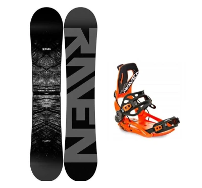 Raven Mystic snowboard + Raven Fastec FT360 orange vázání + sleva 300,- na příslušenství
