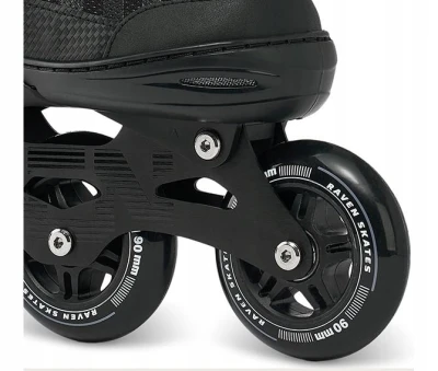 Raven Oxen BIG WHEELS Black kolečkové brusle