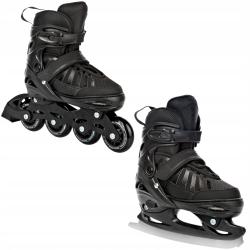 Raven Oxen Black XL nastavitelné brusle 2v1