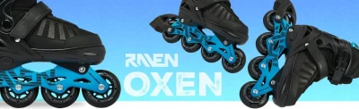 Raven Oxen Mint Anodized ABEC9 kolečkové brusle