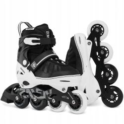 Raven Oxen WHITE ALU juniorské inline brusle
