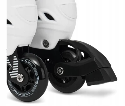 Raven Oxen WHITE ALU juniorské inline brusle